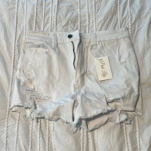 Pink Lily white shorts